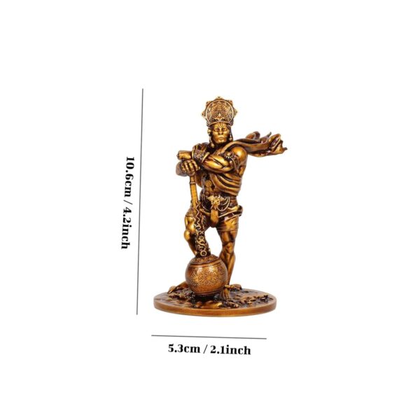 Bahubali Hanuman Ji Murti for Car Dashboard  Home Decor. - Image 3
