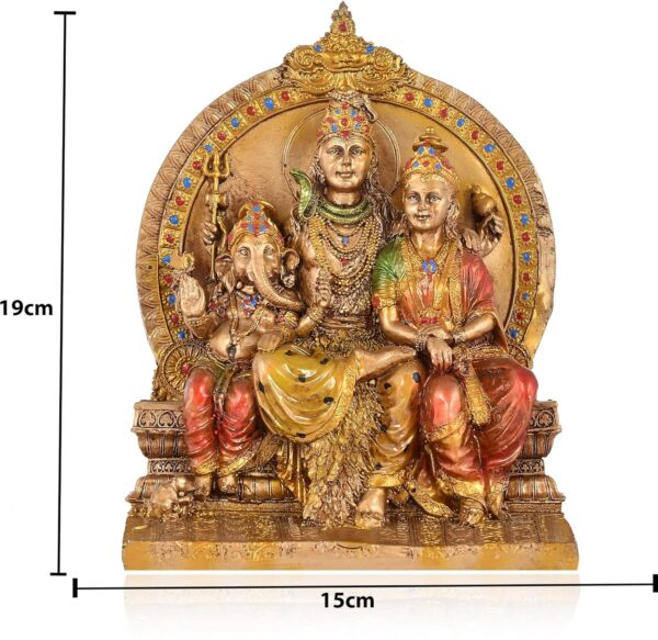 Shiva Pariwar for Home Decor/Home Temple Showpiece. - Image 4