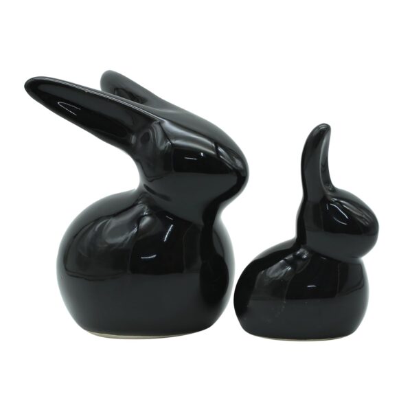 Black-Rabbit-Pair-Set-for-Table-Decor.