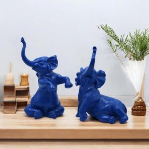 Decorative-Elephant-Figurines-Set-Royal-Blue.