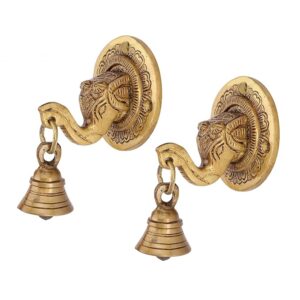 Elephant-Face-Wall-Door-Brass-Decorative-Bell-Pair-Elephant-Hangings-for-Decoration.