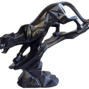 Handicrafts-Modern-Geometrical-Panther-Jaguar-Statue-Showpiece.