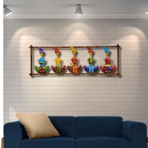Metal-Wall-Art-Rajasthani-5-Musicians-Wall-Decor.