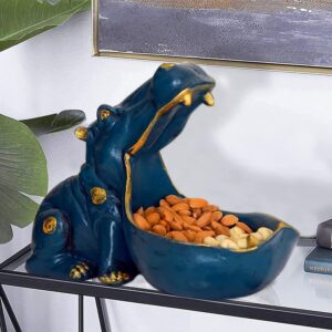 Polyresin-Hippopotamus-Showpiece-Cum-Storage-Box-for-Home-DecorDining-RoomDecorative-Accent-for-Living-RoomOffice-Decor