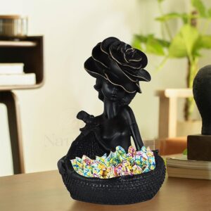 Lady-Showpiece-Platter-with-Basket-for-Home-Decor-Showpiece-Figurines-for-Home-Decor-Outdoor-Entrance-Living-Room-Decoration.