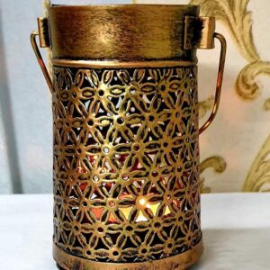 Handcrafted Beautiful Hanging Metal Lota Candle Holder Antique Shade Box for Home Decoration|Lantern|Candle Stand|Gifting