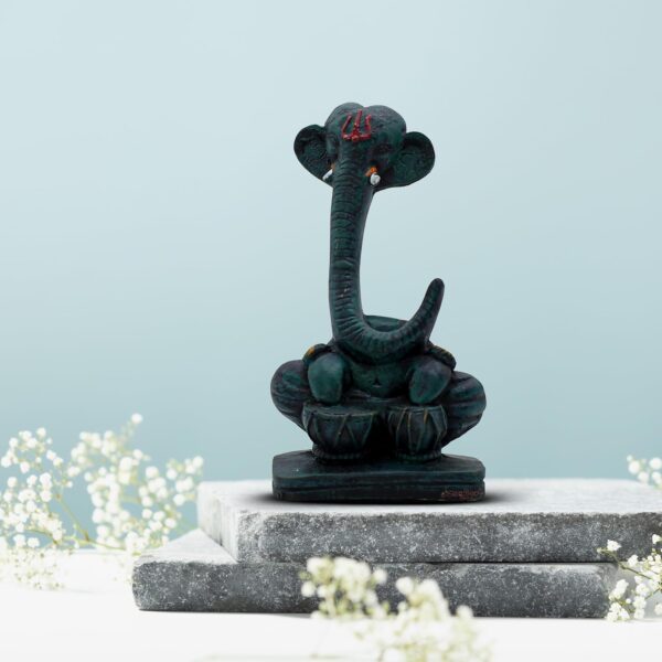 Decorative Ganesha Figurine with Tabla