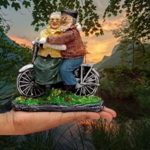 Dada Dadi Resin Display Piece Brings Luck Fengshui Vastu Home Decor 7.8 Inches Multicolor